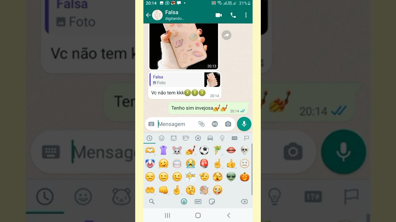 whatsapp fake|| Amiga falsa🤢🤢#shorts #asmr #whatsapp