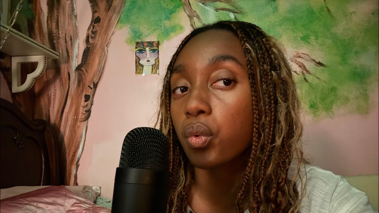 ASMR mic blowing and breathing sounds