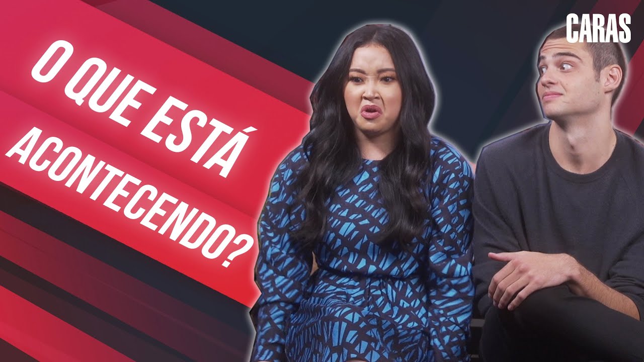 LANA CONDOR E NOAH CENTINEO FALAM SOBRE OS BASTIDORES DE PARA TODOS OS GAROTOS QUE JÁ AMEI
