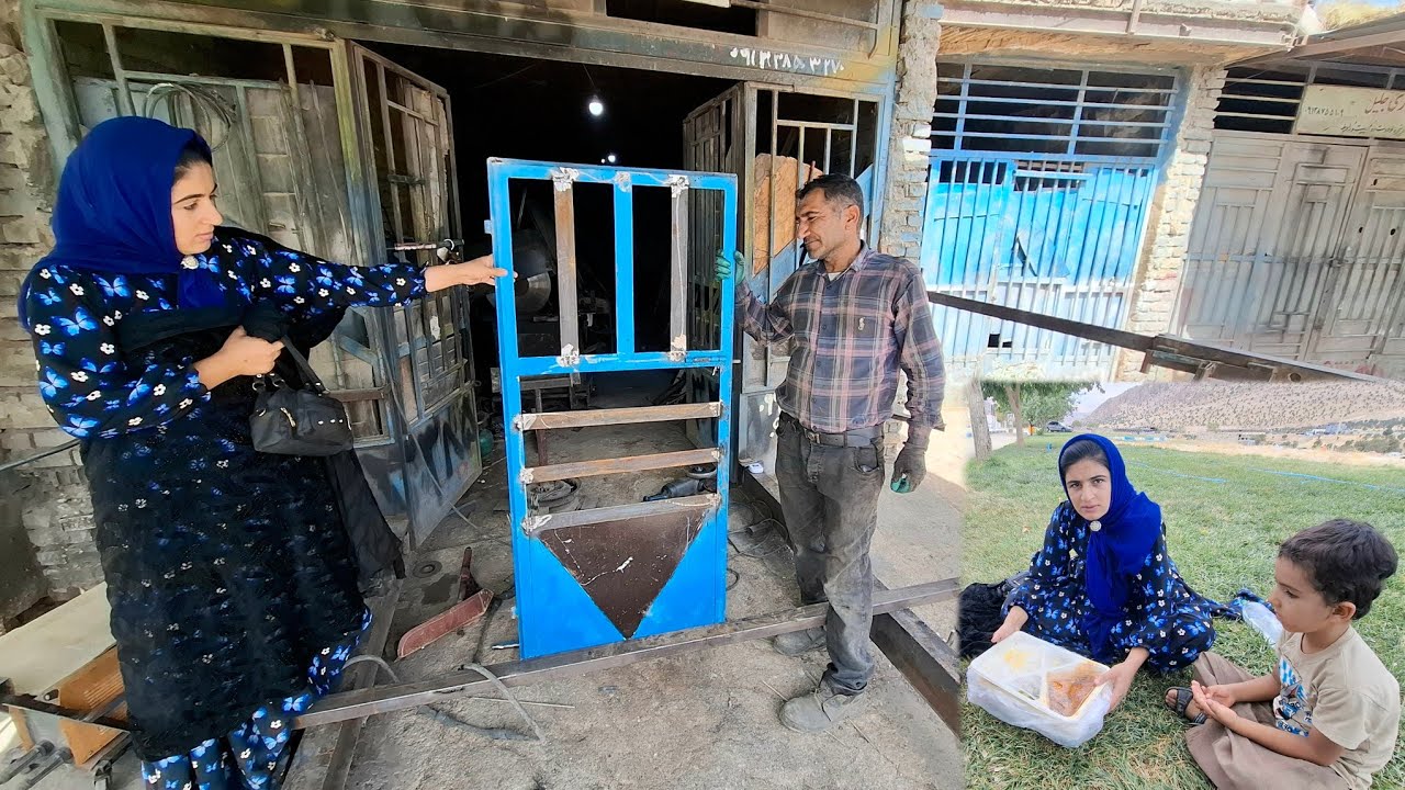 The operator's invaluable work to strengthen Narges' house