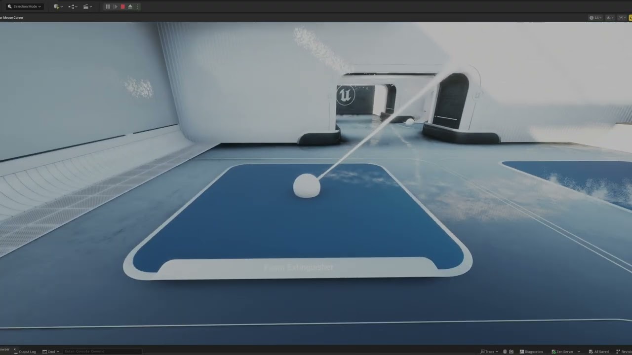 Spray VFX for UE5