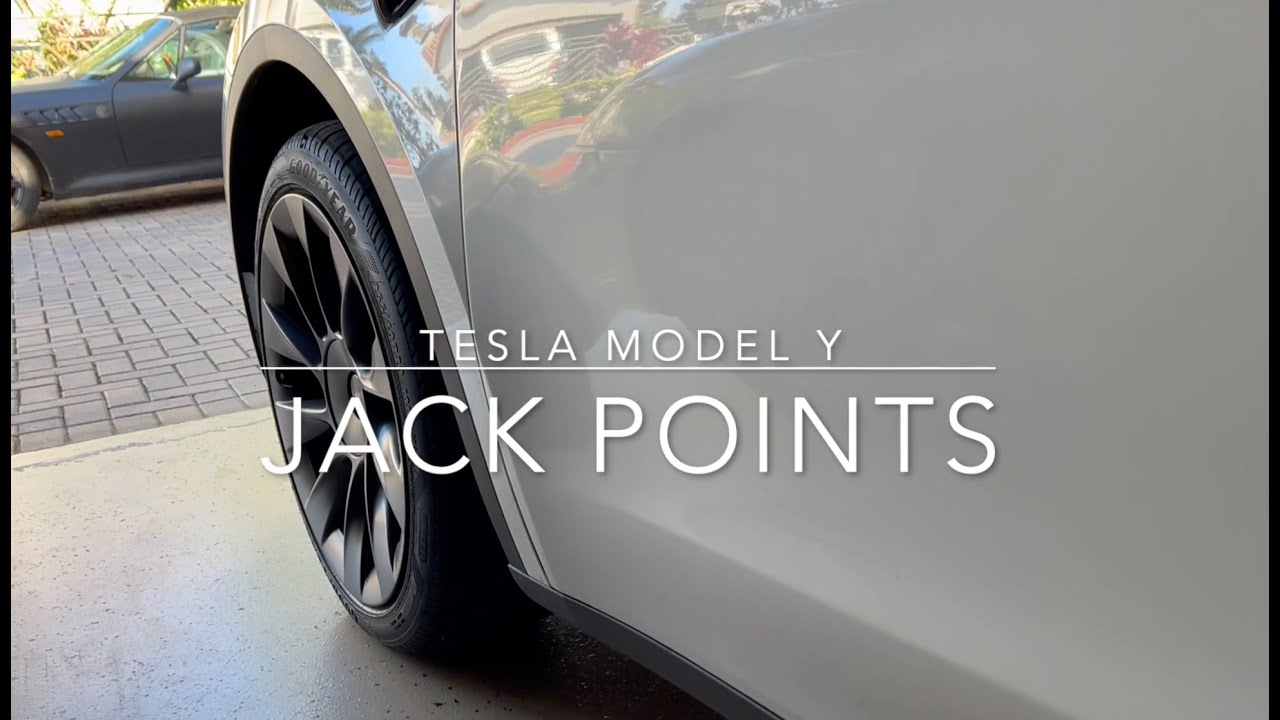 tesla model y - jack pads