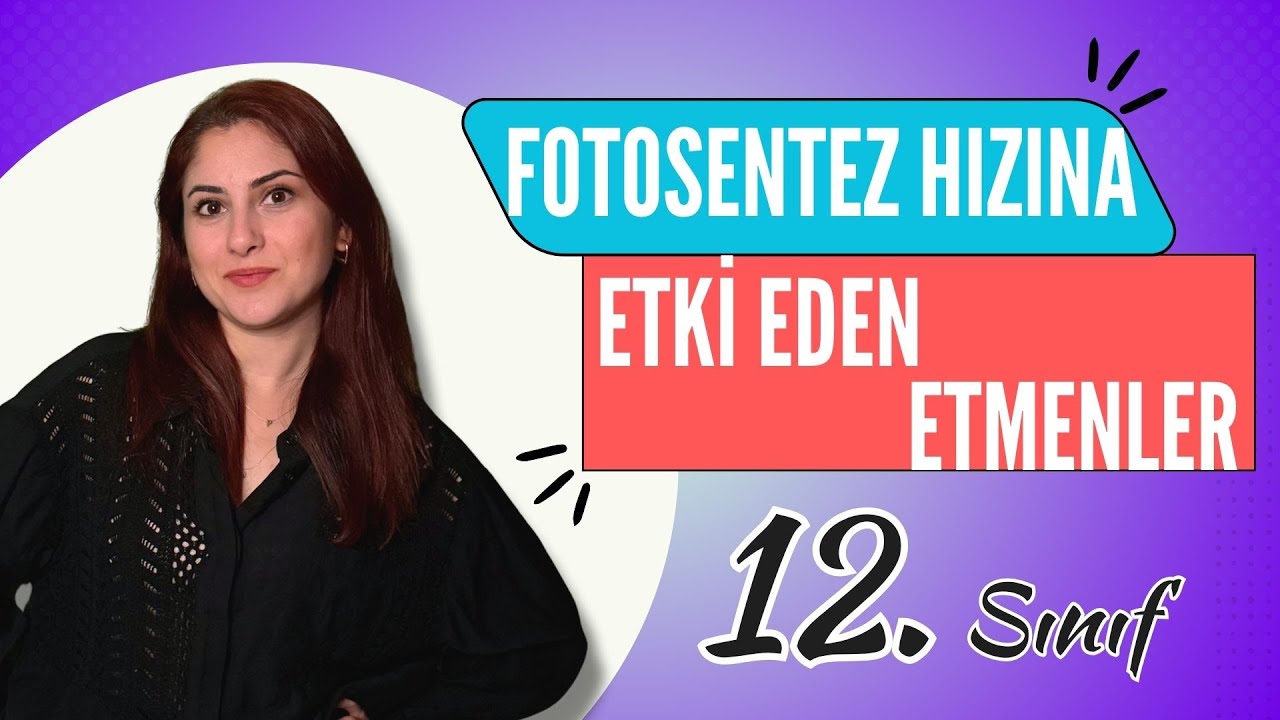 9) FOTOSENTEZ HIZINA ETKİ EDEN ETMENLER | 12. SINIF | AYT BİYOLOJİ DERS NOTLARI | 2024
