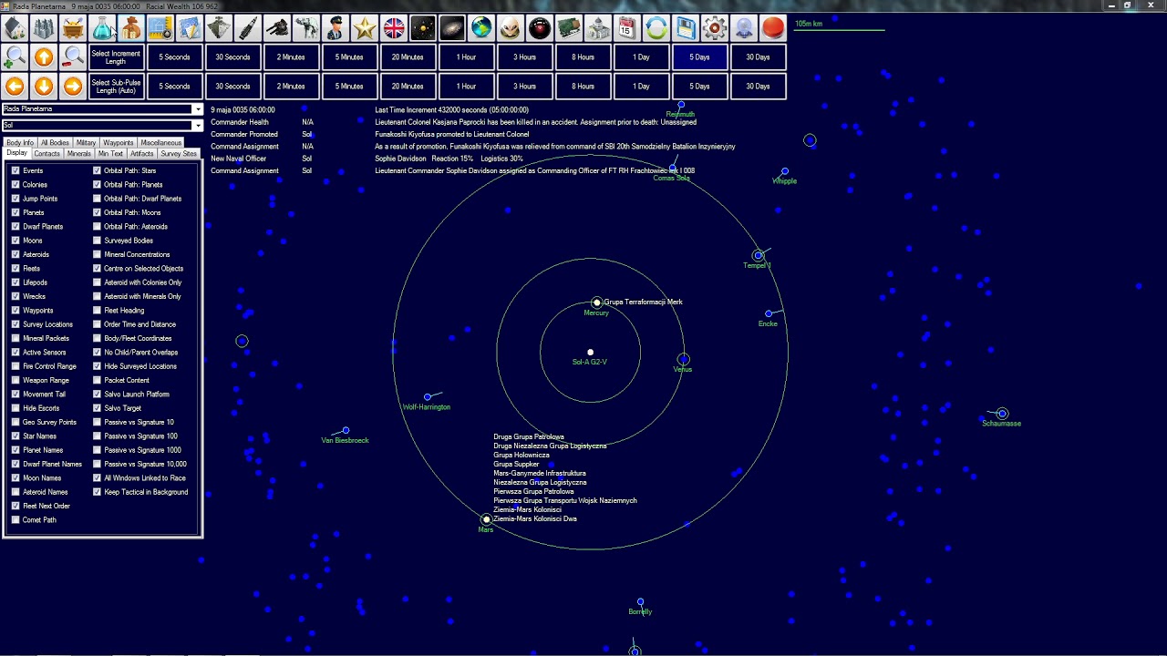 Zagrajmy w C# Aurora4x 1.12.0, Spirala Zagłady #22,  Duch Ziemi, Projekty L-Krążownika