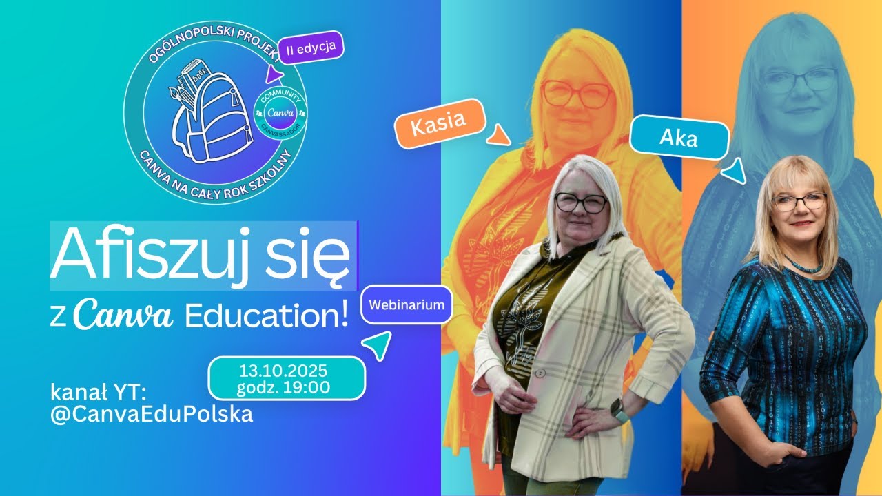 Afiszuj się z Canva Education!
