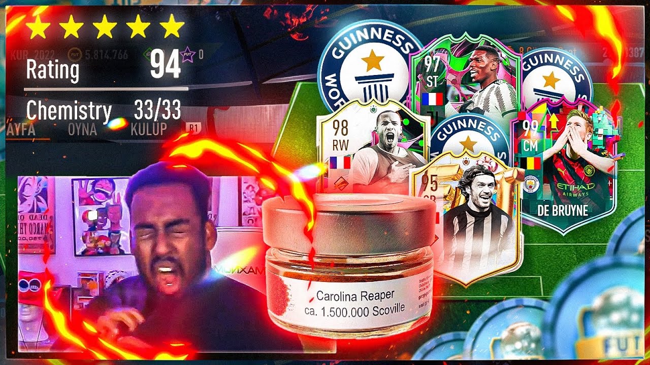🔥DRAFT REKORD oder 1,5 MIO SCOVILLE CAROLINER REAPER PULVER☠️☠️| FIFA 23