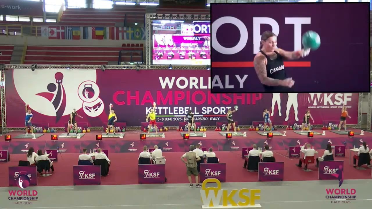 WKSF World Championship 2025 Sabrina Remorgida - Snatch elite (Biathlon)