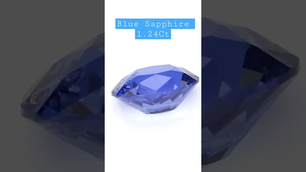 Ceylon Blue Sapphire 1.24Ct Brilliance quality Oval well cut Loose gemstone for Ring making. (SOLD)