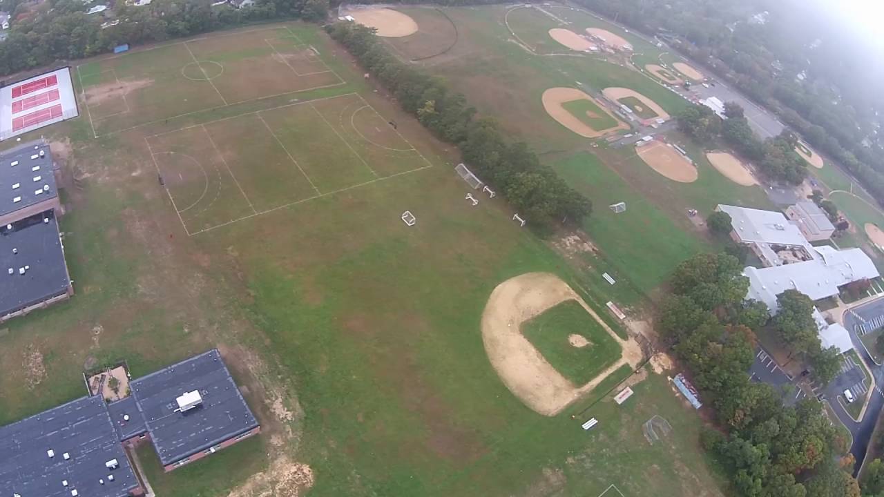 Drone flight over Ronkonkoma Middle School