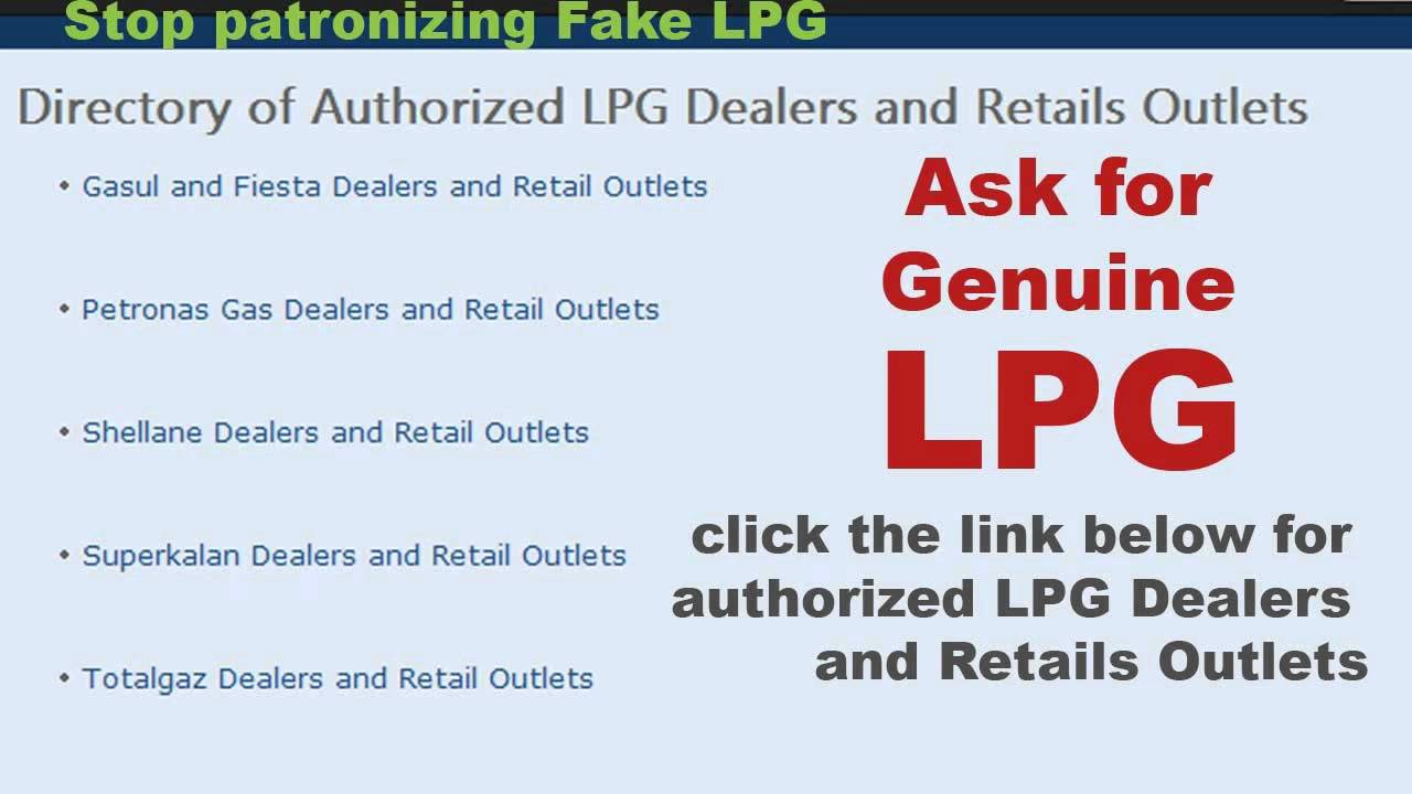 Authorized LPG Dealers and Retails Outlets