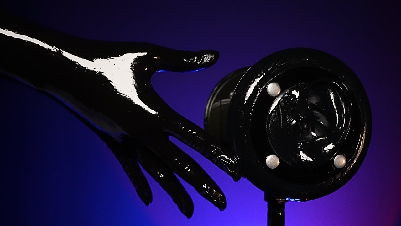 🖤 LATEX GLOVES EAR MASSAGE 🖤 ASMR - NO TALKING - 4k