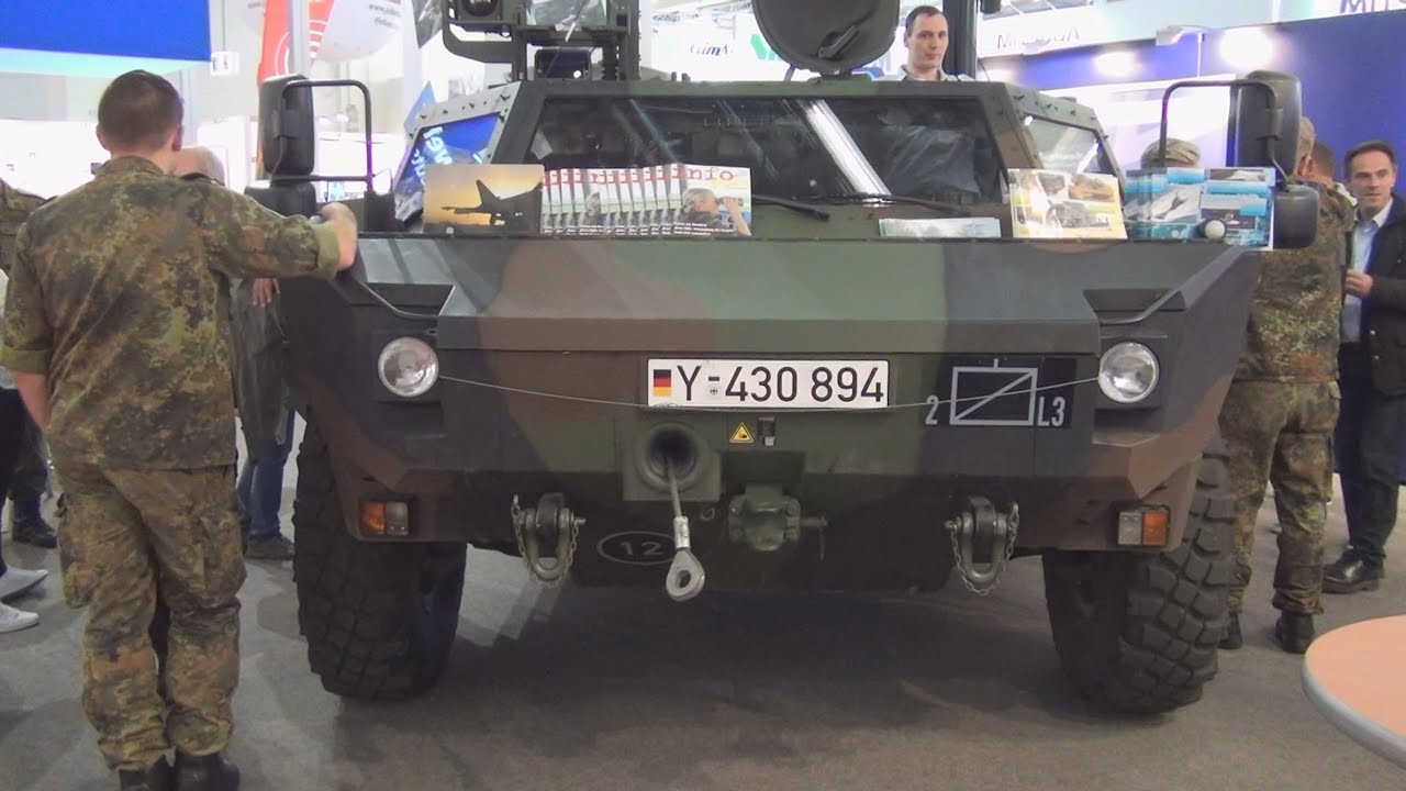 Mowag Spähpanzer Fennek Exterior and Interior