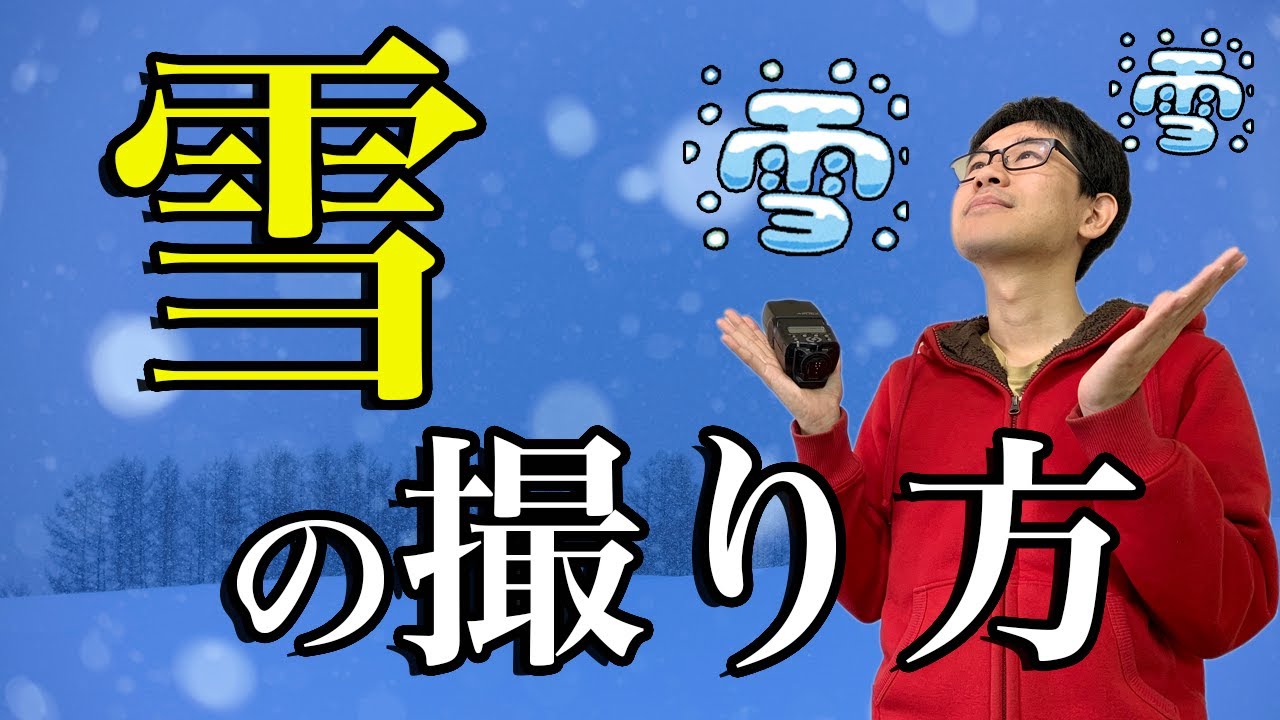 【カメラ初心者】雪を綺麗に撮る方法！【冬の撮影】【写真家】