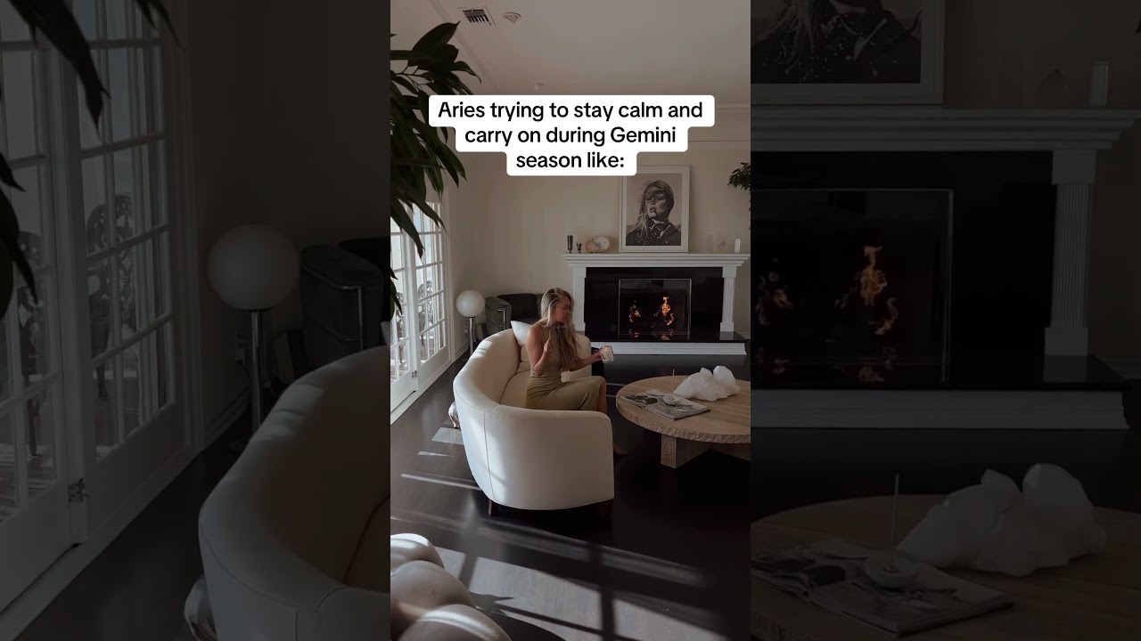 Aries Trying to Stay Calm During Gemini Season Be Like&hellip; 🔥♈😂 #aries #gemini #zodiac #astrology