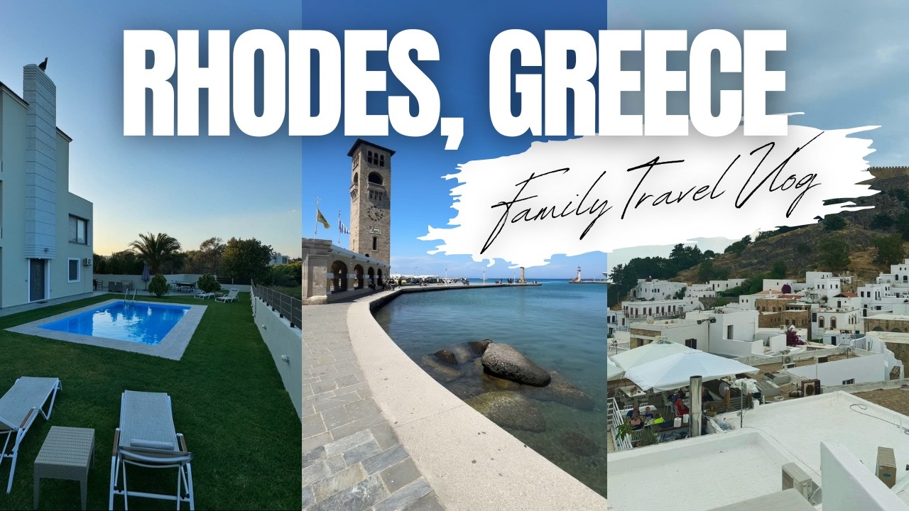 🇬🇷 Rhodes Greece Travel Vlog | Old Town | Faliraki | Lindos & Kallithea Springs