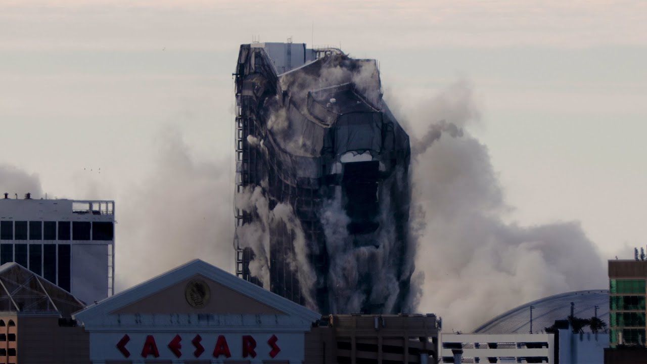 Trump Plaza & Casino Demolition Atlantic City, New Jersey