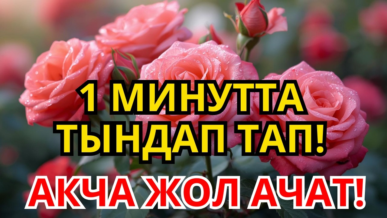 1 ДУА – ЧОҢ ӨЗГӨРҮҮ 💰 Акча Эшиги АЧЫЛАТ (ИншаАллах)