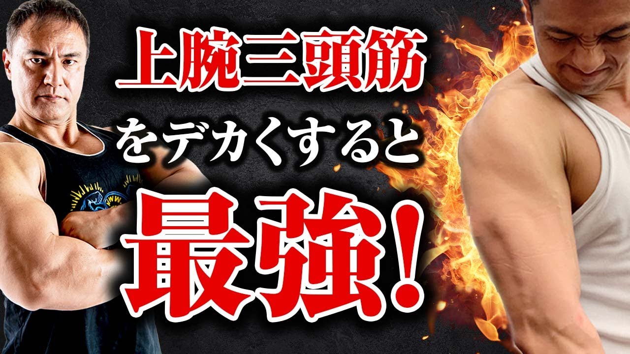 【筋トレ】腕を太くしたいなら上腕三頭筋を鍛えろ！極太の腕を作る秘訣とオススメの種目がこれ