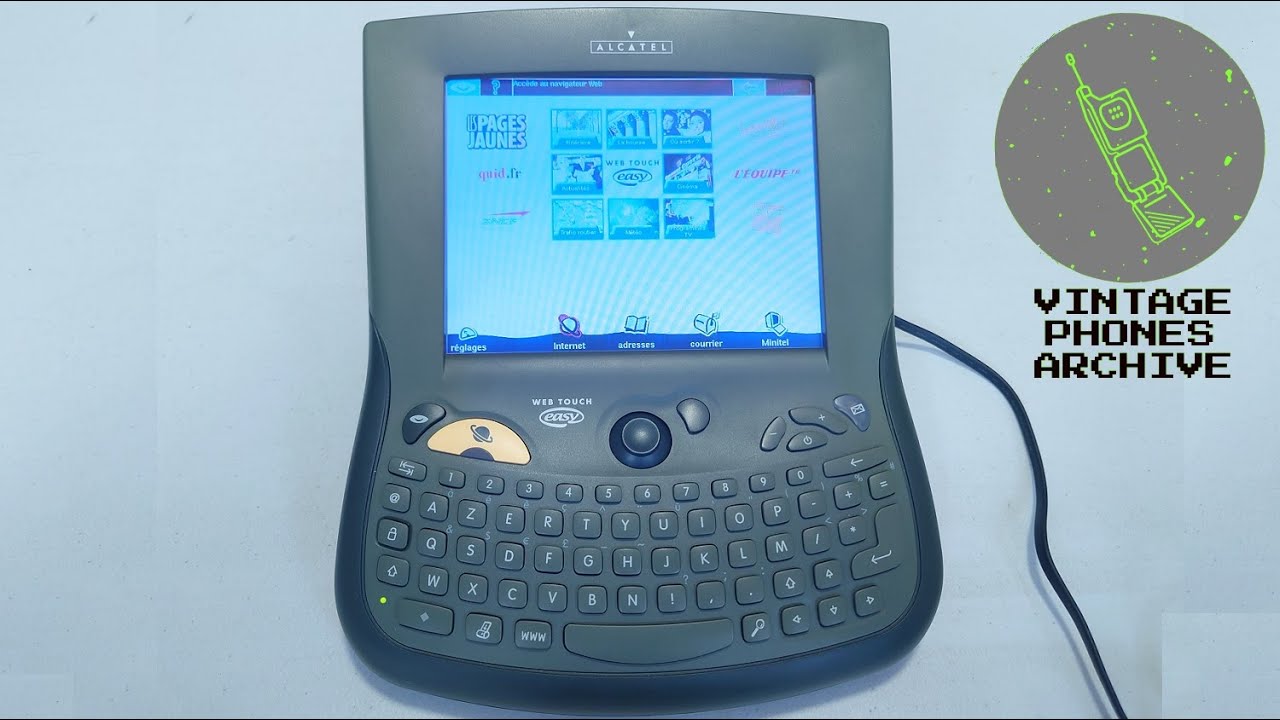 Alcatel Web Touch Easy - a rudimentary web browser from the year 2000