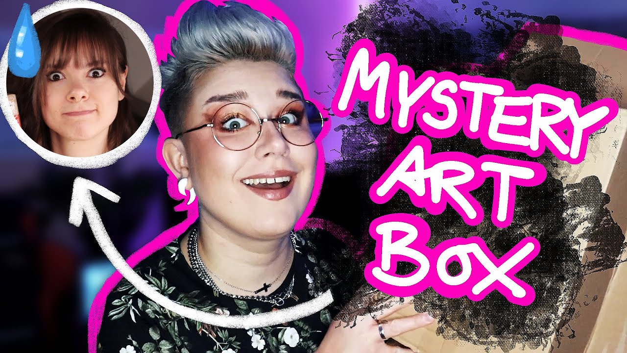 Mystery Art TAUSCH Box 📦 mit @Sarahmaltschwarz  - Kunst aus Krempel 🎨