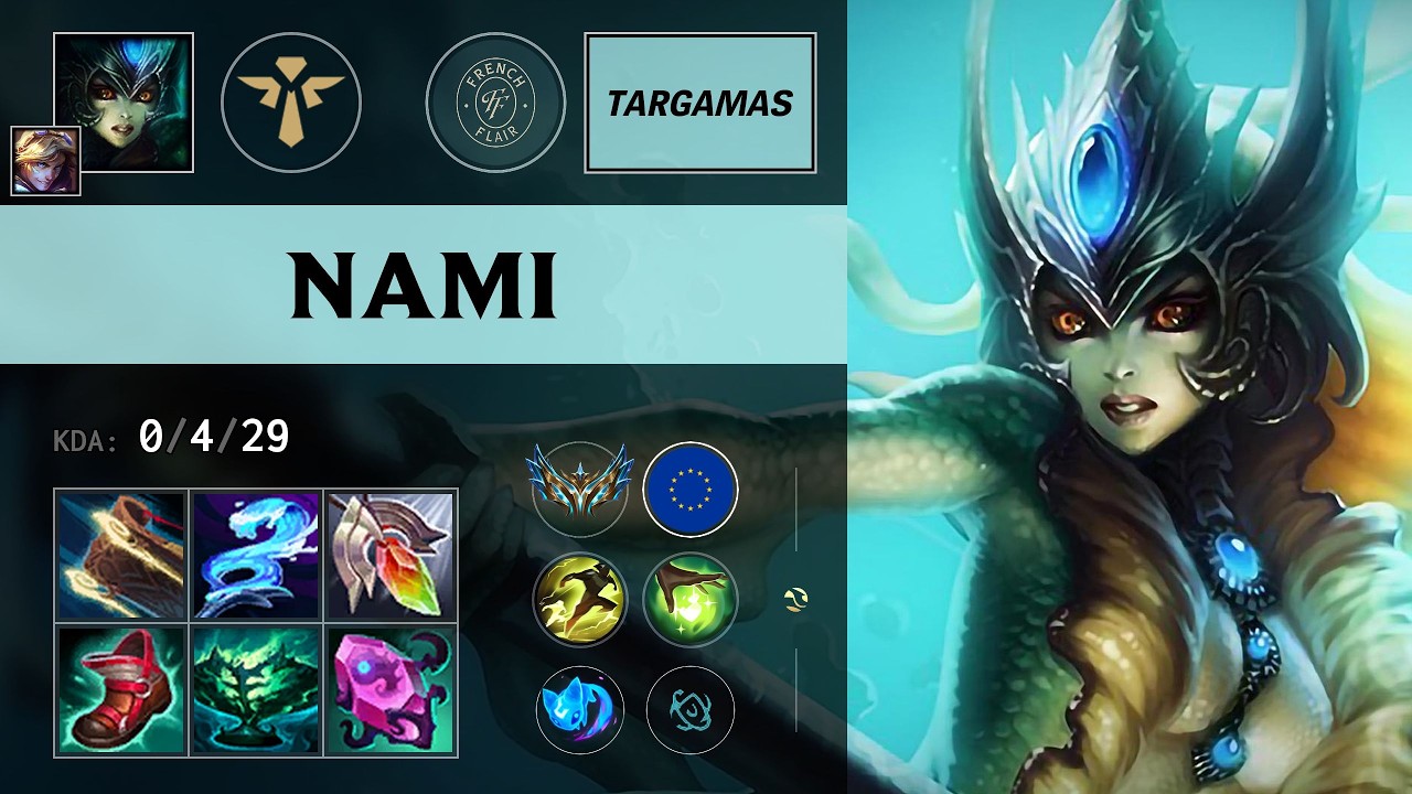 (FK Targamas) Nami Support vs Karma - EUW Challenger Patch 26.11