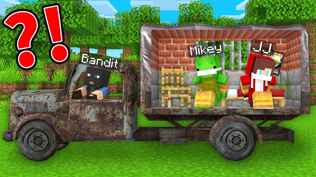 Mikey and JJ Were KIDNAPPED By Bandits in Minecraft (Maizen)