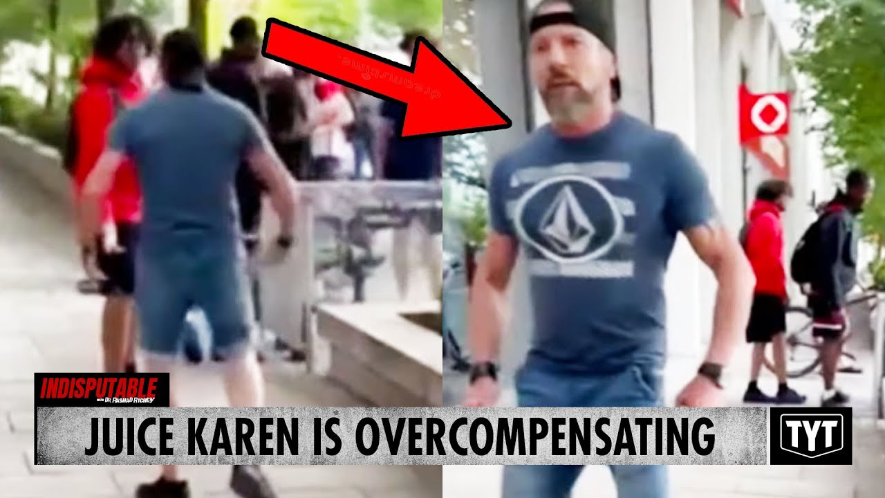 VIDEO: Racist Male-Karen Berates Teenagers Over Juice