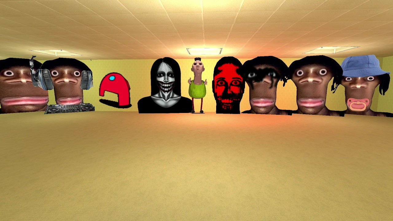 неограниченное количество Nextbots в подсобных помещениях Garry's Mod SNPC #SNPC