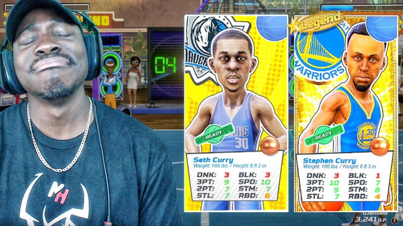 STEPHEN CURRY vs SETH CURRY RAINING 3'S ONLINE! NBA Playgrounds Gameplay Ep. 13