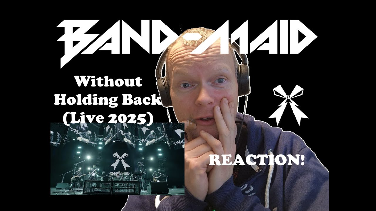 Band-Maid - Without Holding Back (Live 2025) | ПОТРЯСАЮЩИЙ ИНСТРУМЕНТАЛЬНЫЙ МАТЕРИАЛ!! | Реакция!