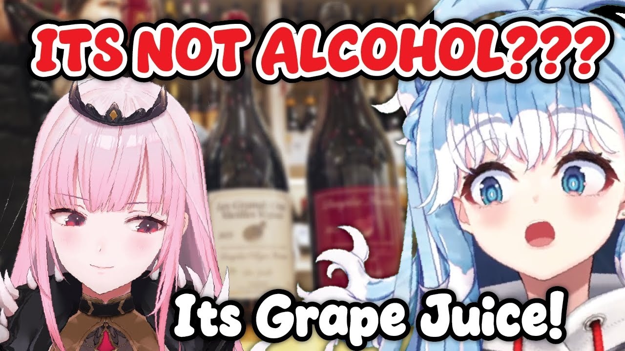 Calli TRICKED Kobo and Kanade into thinking they drink 11% Alcohol Red WIne (its actually JUICE)