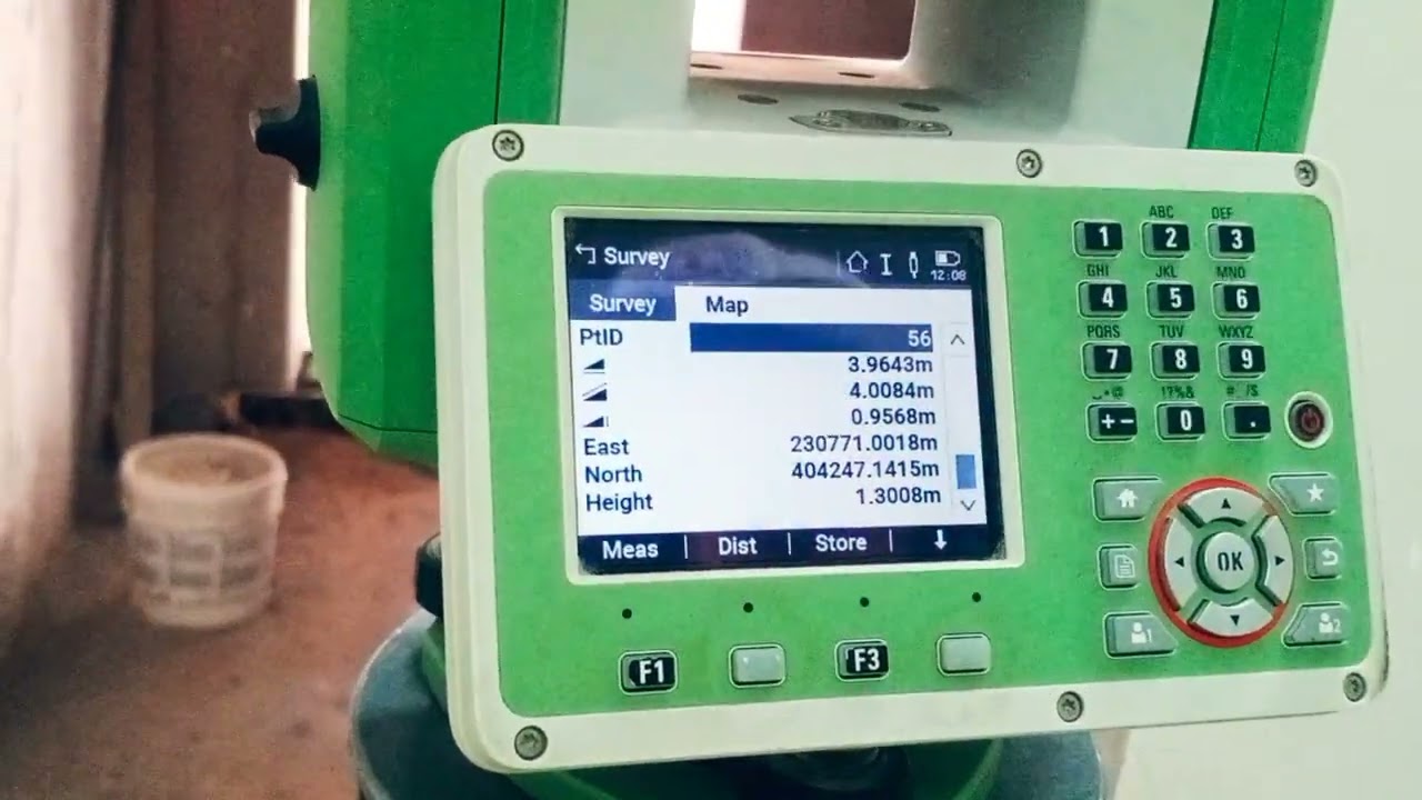 How we leveling work on leica ts03.