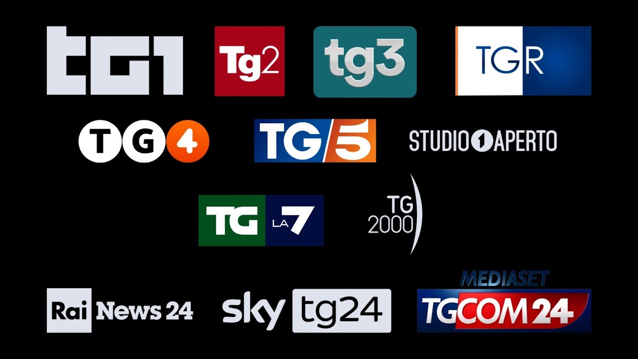 Tutte le sigle dei Telegiornali nel 2025