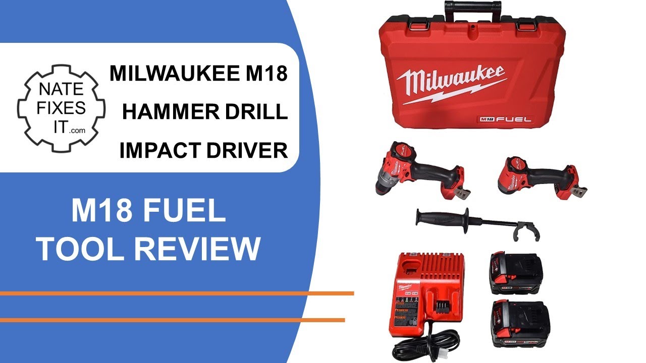 Milwaukee Fuel Hammer Drill and Impact Driver - Tool Review - New Fuel - 3697-22 - M18