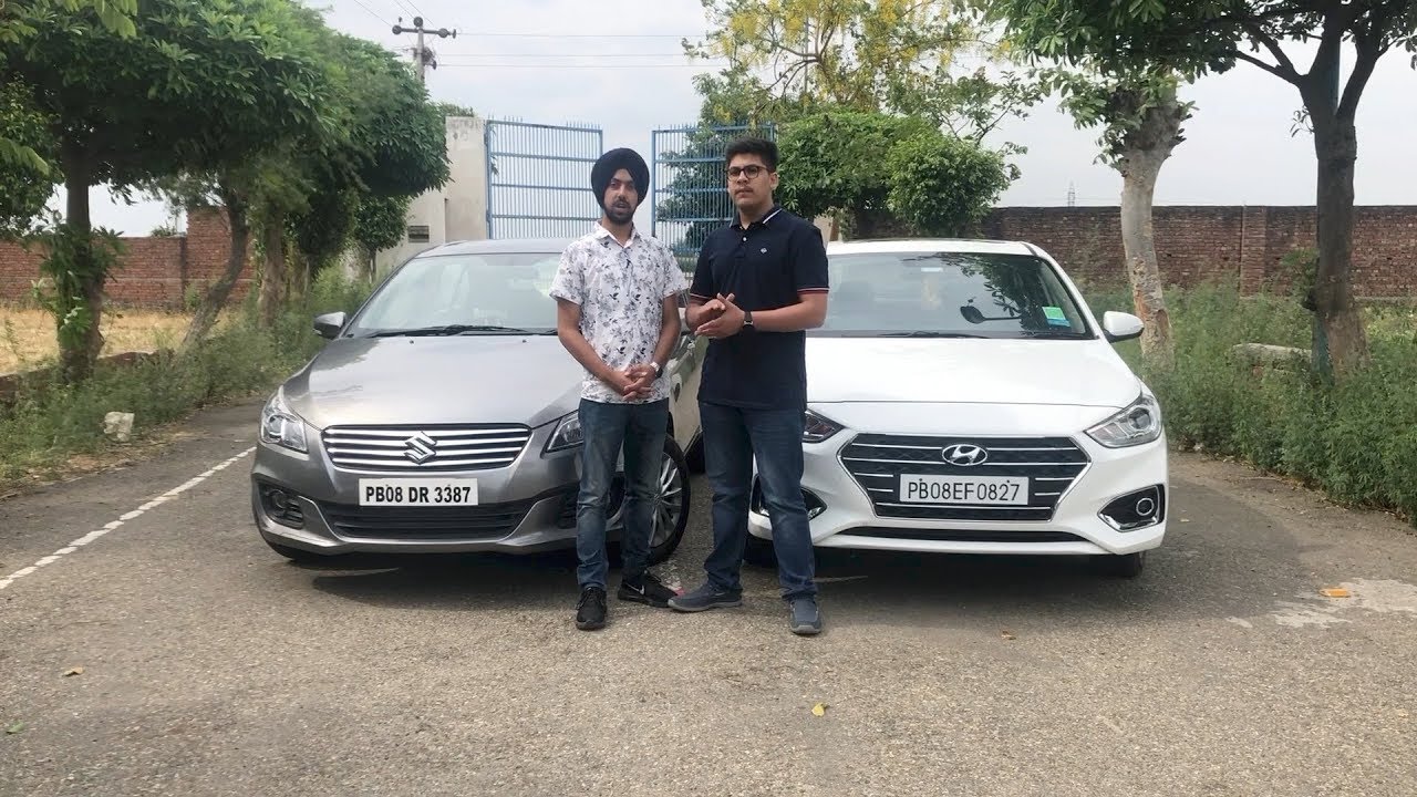 Verna vs Ciaz Comparison | Verna vs Ciaz Features | Verna vs Ciaz 0-100 | Crazy4cars