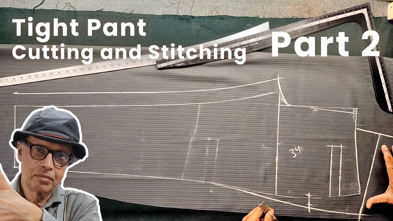 Tight Pant Cutting And Stitching | Skin Tight Pant Cutting And Stitching | Men Pant Cutting