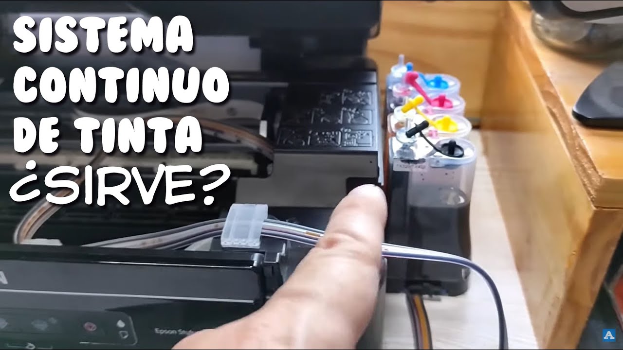 Sistema continuo de tinta para impresora Epson (Review). Colocación y prueba de impresión.