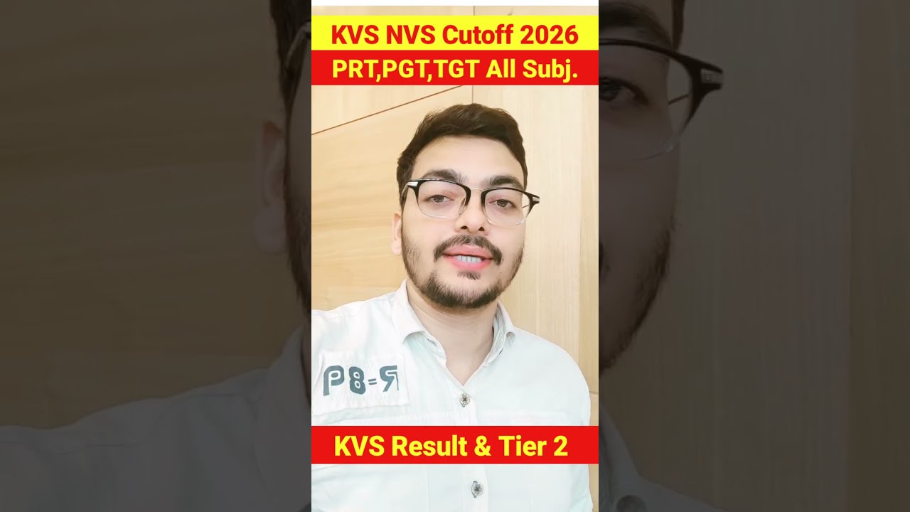 KVS NVS Tier 1 Result 2026 | KVS NVS Tier 1 Cutoff 2026 | kvs tgt pgt prt cutoff 2026 | kvs cutoff 