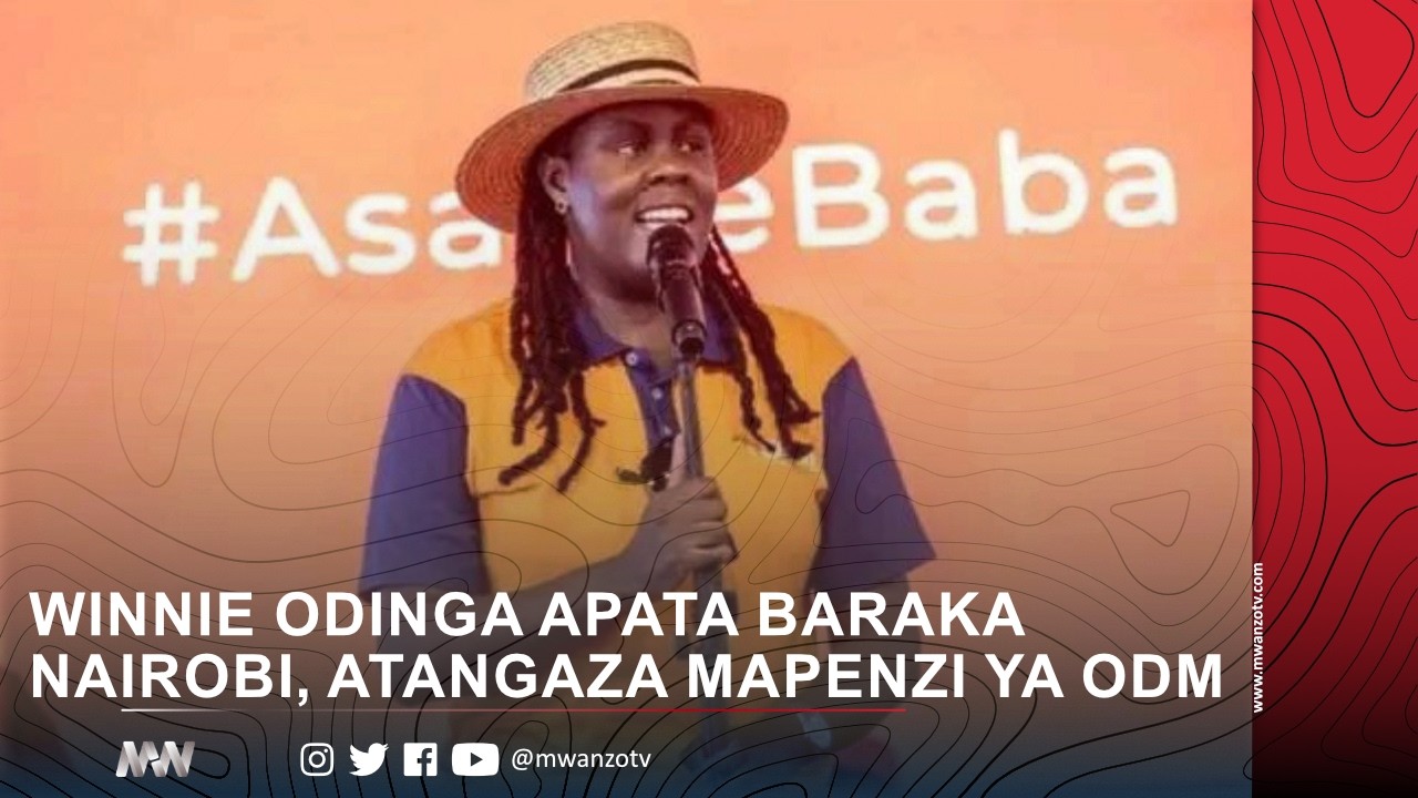 WINNIE ODINGA APATA BARAKA NAIROBI, ATANGAZA MAPENZI YA ODM