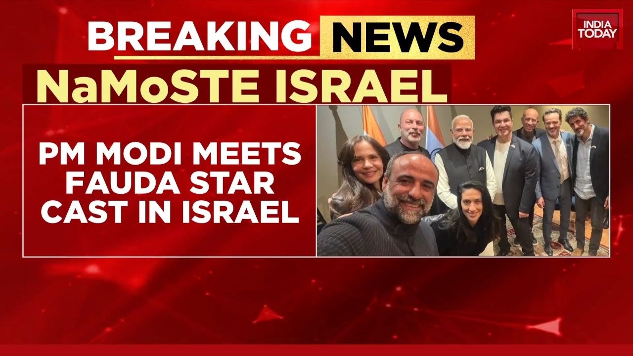 PM Modi Meets Netflix's Fauda Cast In Israel, Discusses Collaboration With Indian Industry