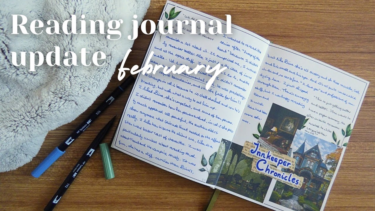 February '25 reading journal update | Setting up a new spread