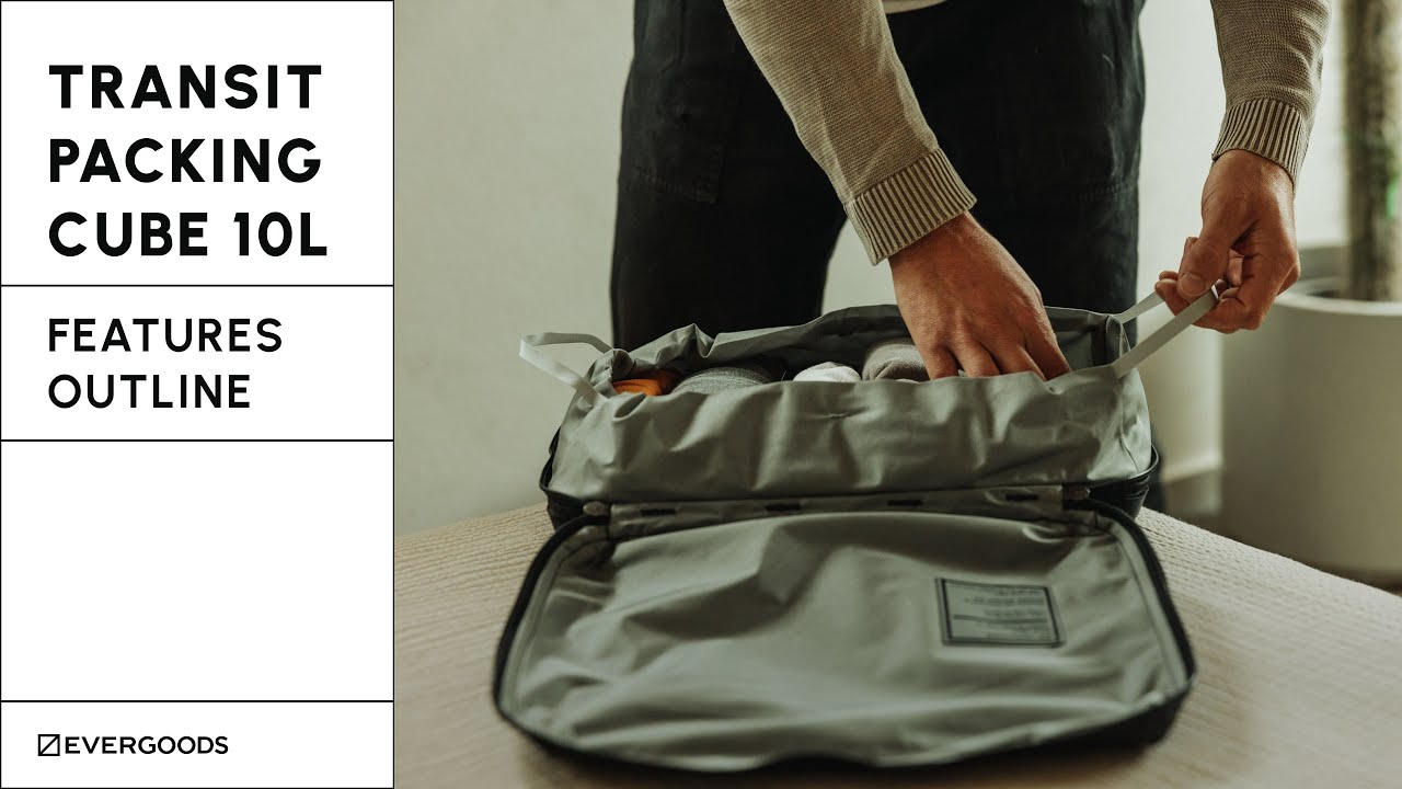 Features Outline Video | Transit Packing Cube 10L