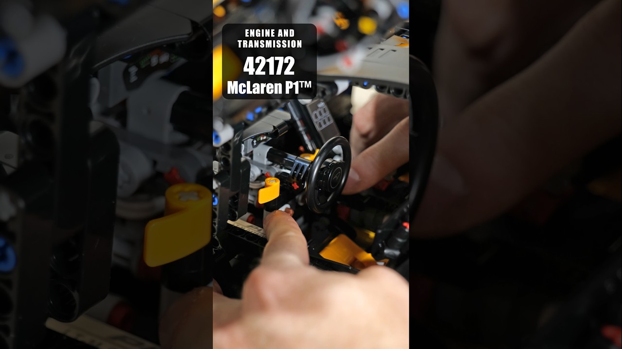LEGO 42172 Engine and Transmission |  LEGO Technic McLaren P1 | 42172 Showcase | LEGO 2024 Supercar