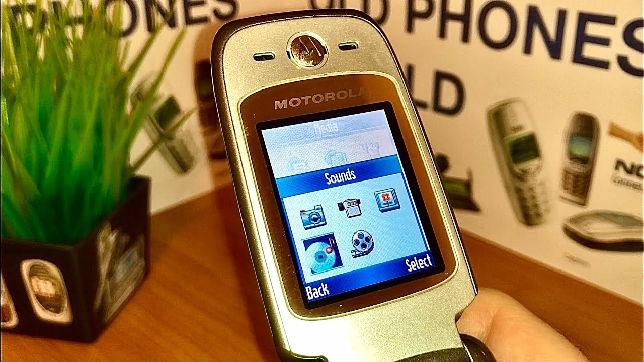 Motorola V360 ringtones 🎵 + MP3 & video - by Old Phones World