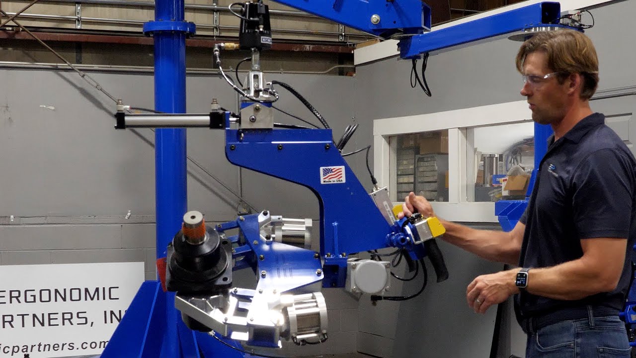 Electric Motor Lift Assist with Rotation