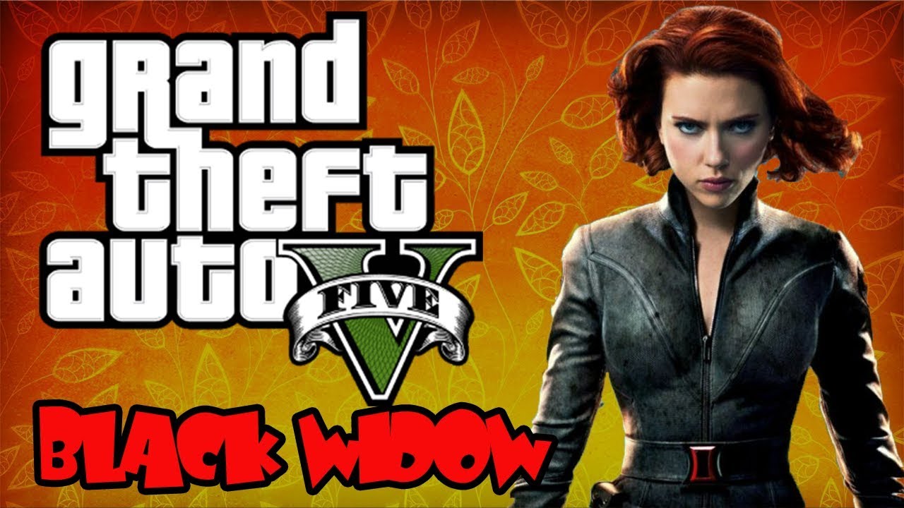 Black Widow GTA 5 Mod Gameplay Super Powerful batlle with Cops