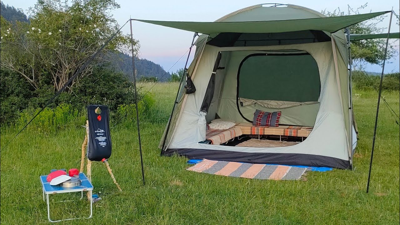 SAKARYA KARAGÖL YAYLASI/ YEMYEŞİL DOĞADA AİLECE ÇADIR KAMPI/FAMILY TENT CAMP IN LUSH NATURE