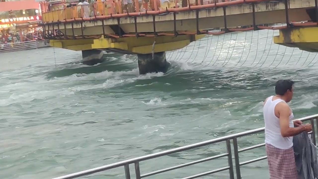 Holy Ganga River Haridwar #haridwar #ganga #nature