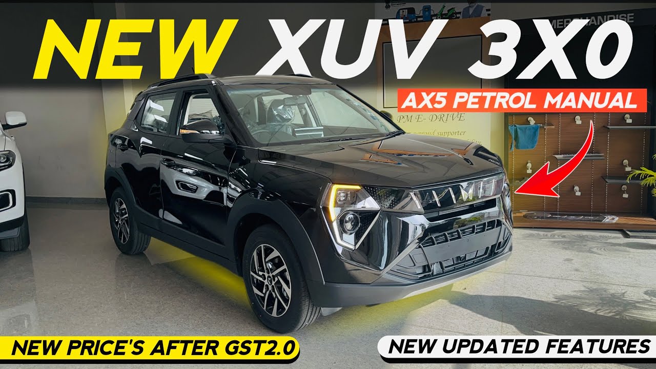 Mahindra XUV 3XO Ax5 2026 New Updated Model GST Price Features Mileage All Details 