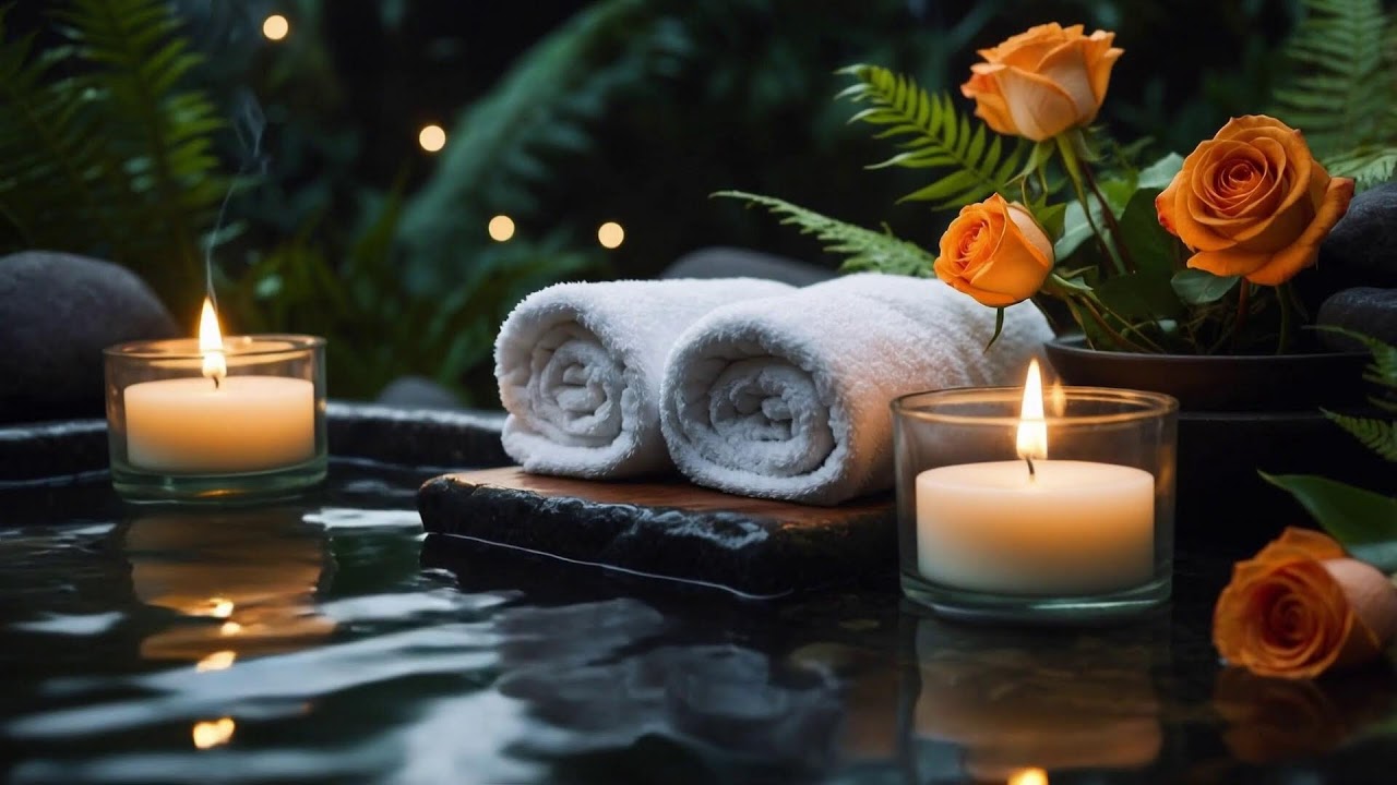 Relaxing Spa Music 🌺 Calm Your Mind Instantly, Release Stress, Insomnia Healing Piano Music 45